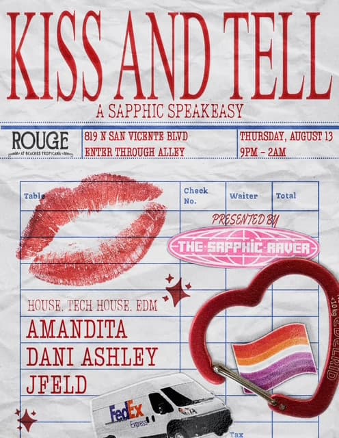 Kiss and Tell: A Sapphic Speakeasy