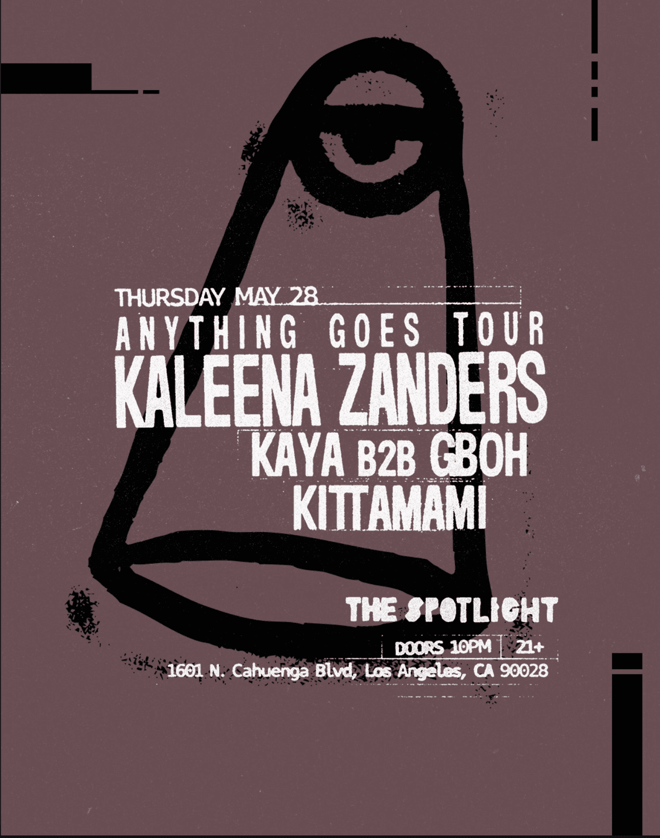 Kaleena Zanders: Anything Goes Tour