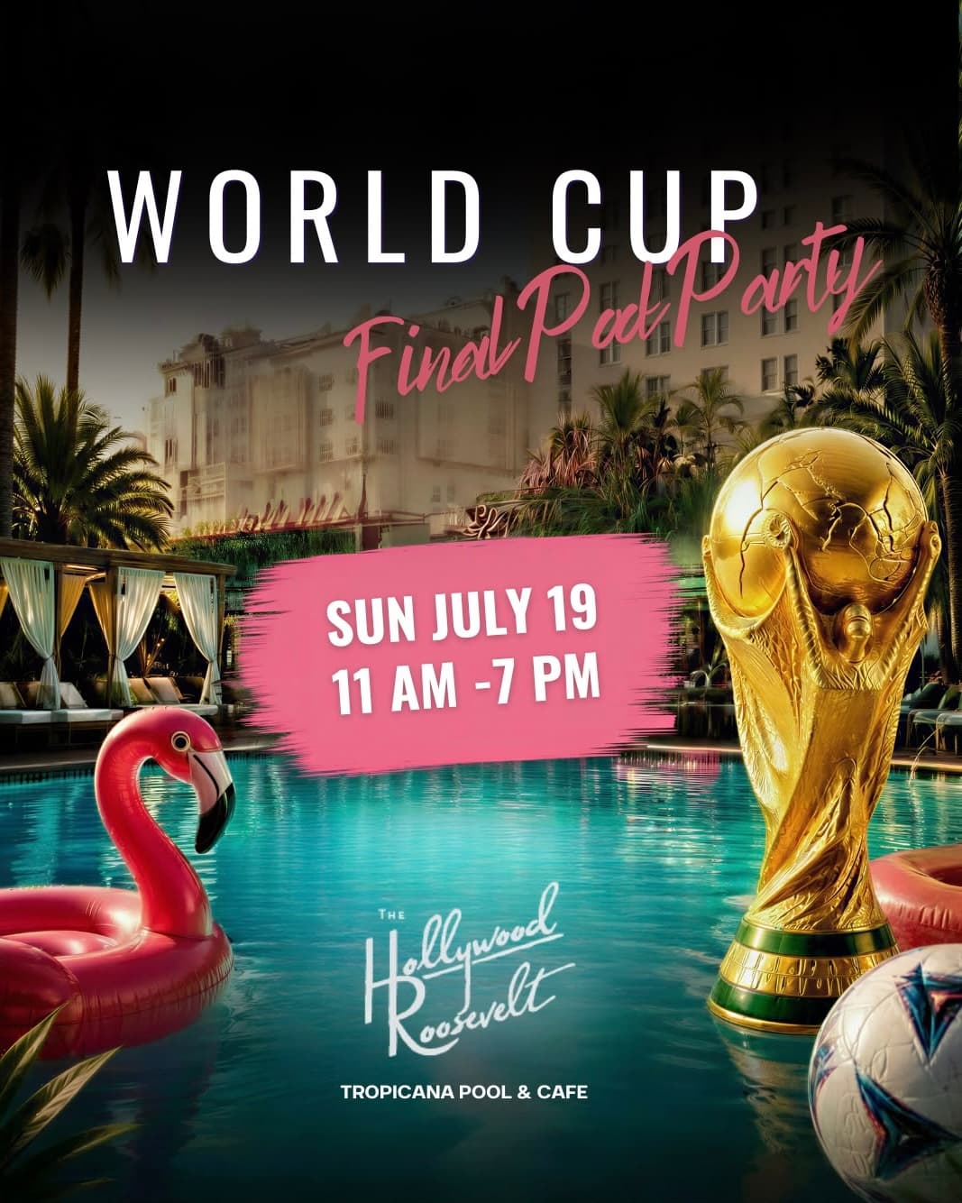 Summer Club LA: FIFA World Cup Final at Tropicana Pool