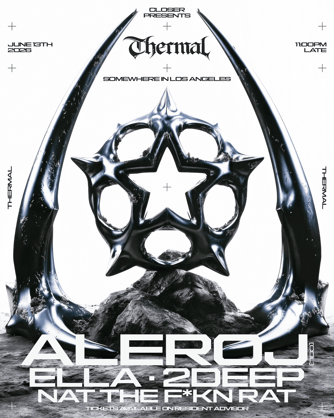 CLOSER presents THERMAL with Aleroj, ELLA, & 2DEEP