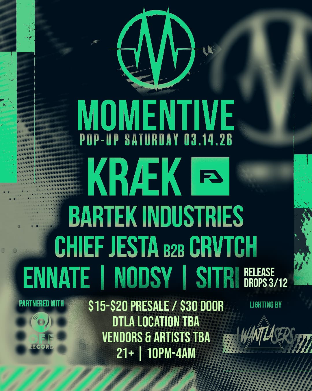 MOMENTIVE: DnB Pop-Up - feat. @KRÆK