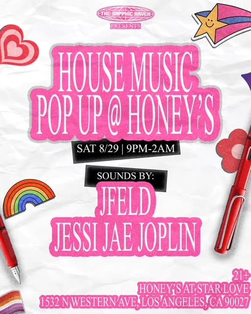 The Sapphic Raver presents: House Music Pop-up