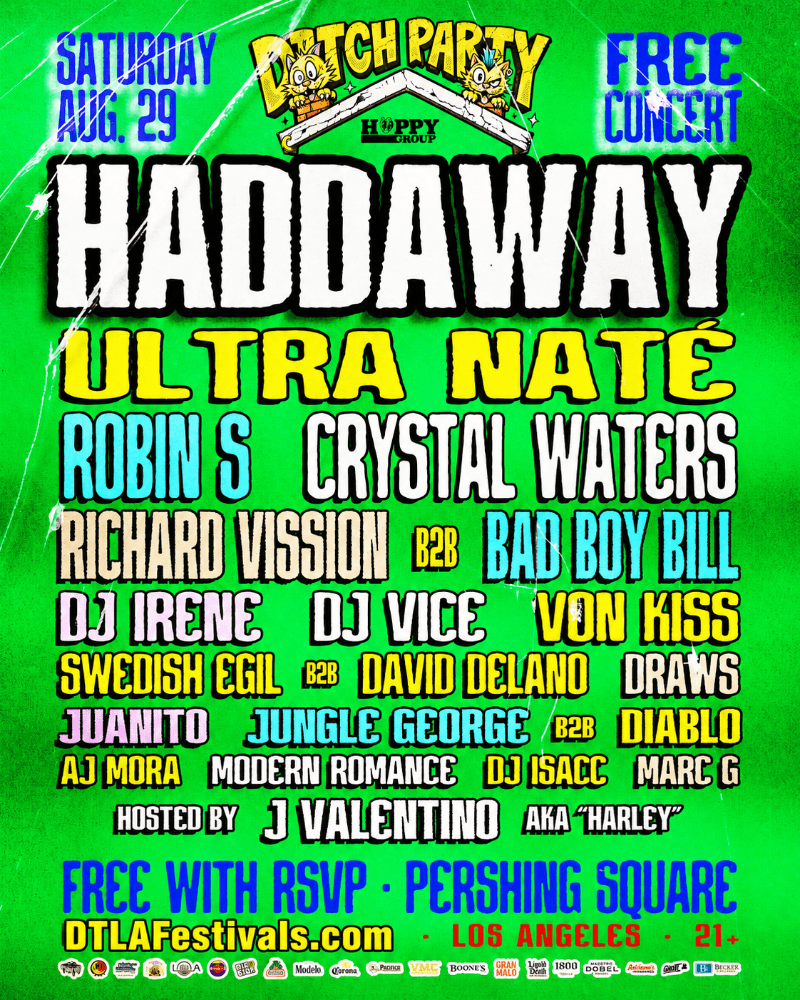 Haddaway, Ultra Naté, Robin S, Crystal Waters & More