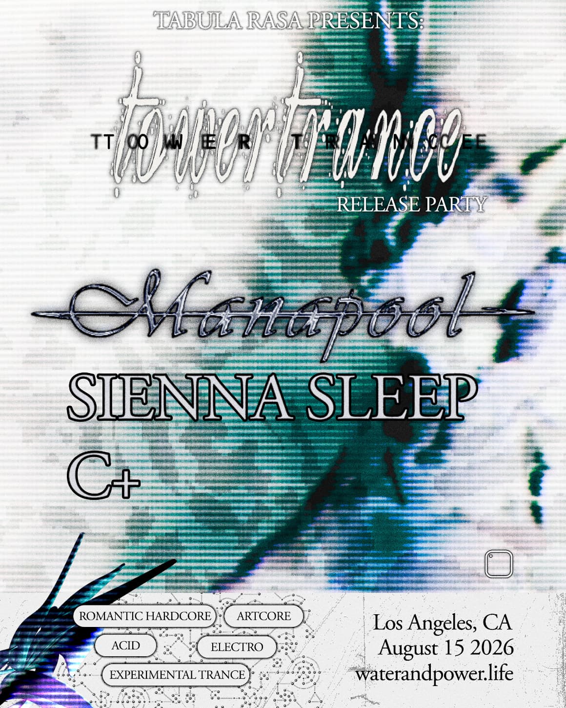 TR x W&P: MANAPOOL Tower Trance Release Party LA