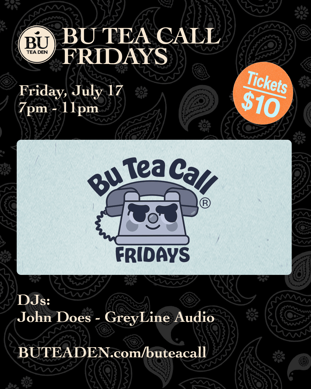 Bu Tea Call Fridays