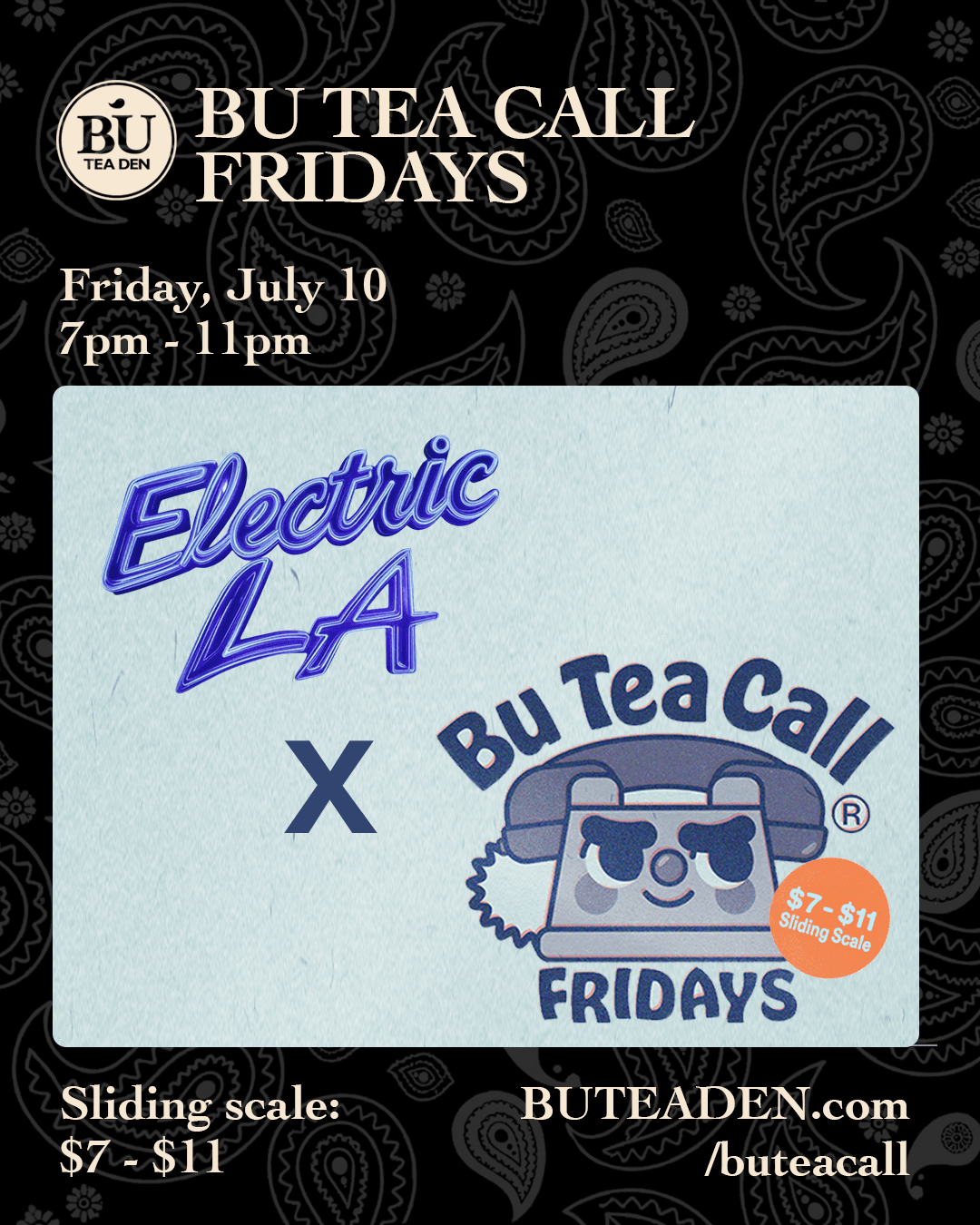 Bu Tea Den x Electric LA