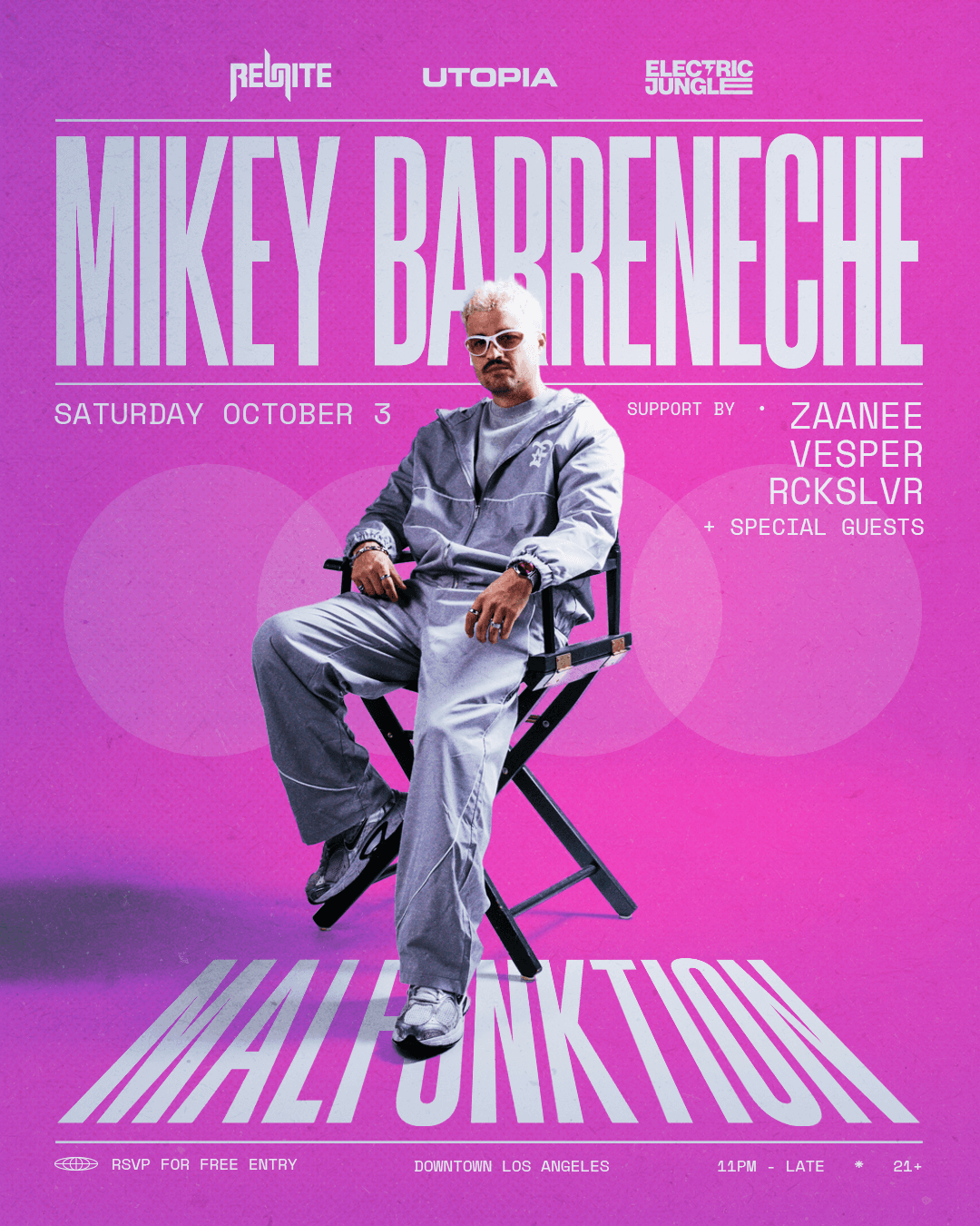 Utopia x REUNITE present: MIKEY BARRENECHE & FRIENDS