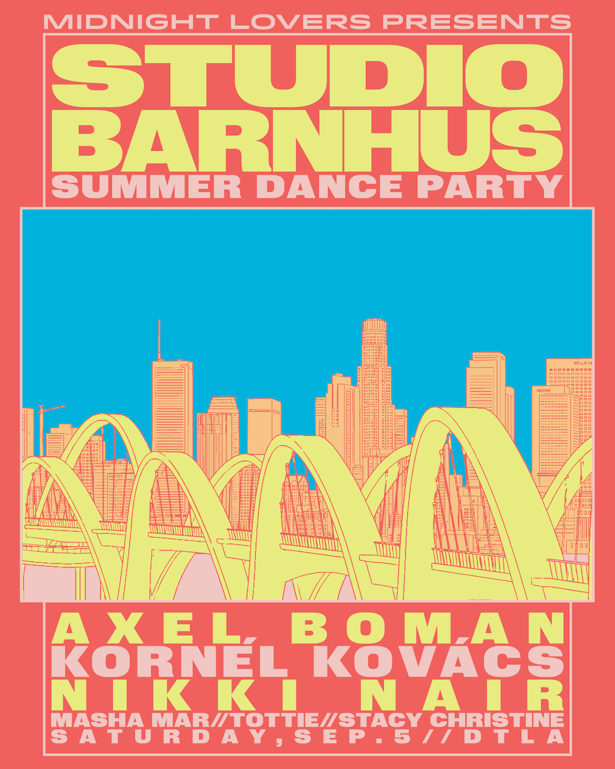 Studio Barnhus Summer Dance Party with Axel Boman, Kornel Kovacs, Nikki Nair