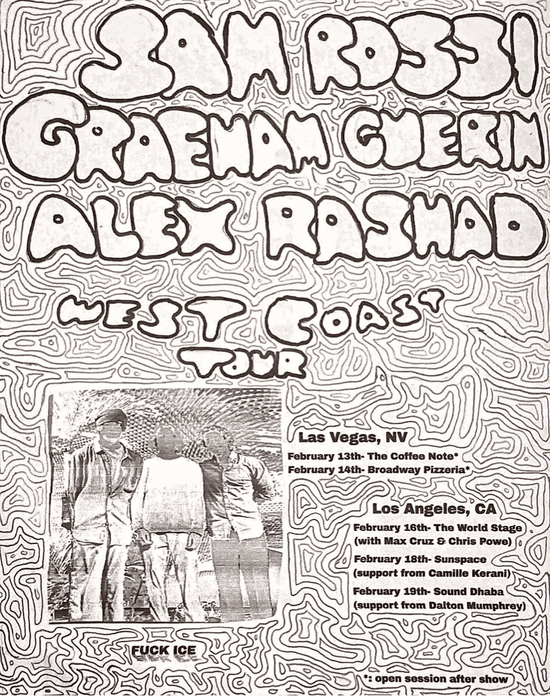 Experiments in Sound: Alex Rashad / Graeham Guerin / Sam Rossi / Camille Kerani