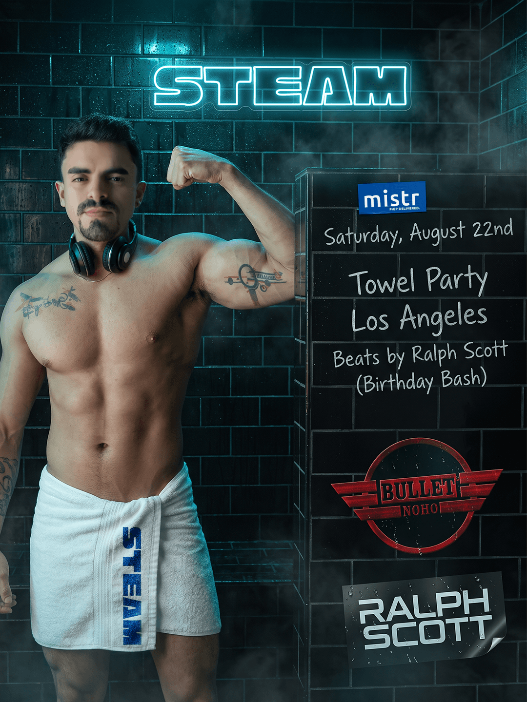 STEAM Towel Party LA