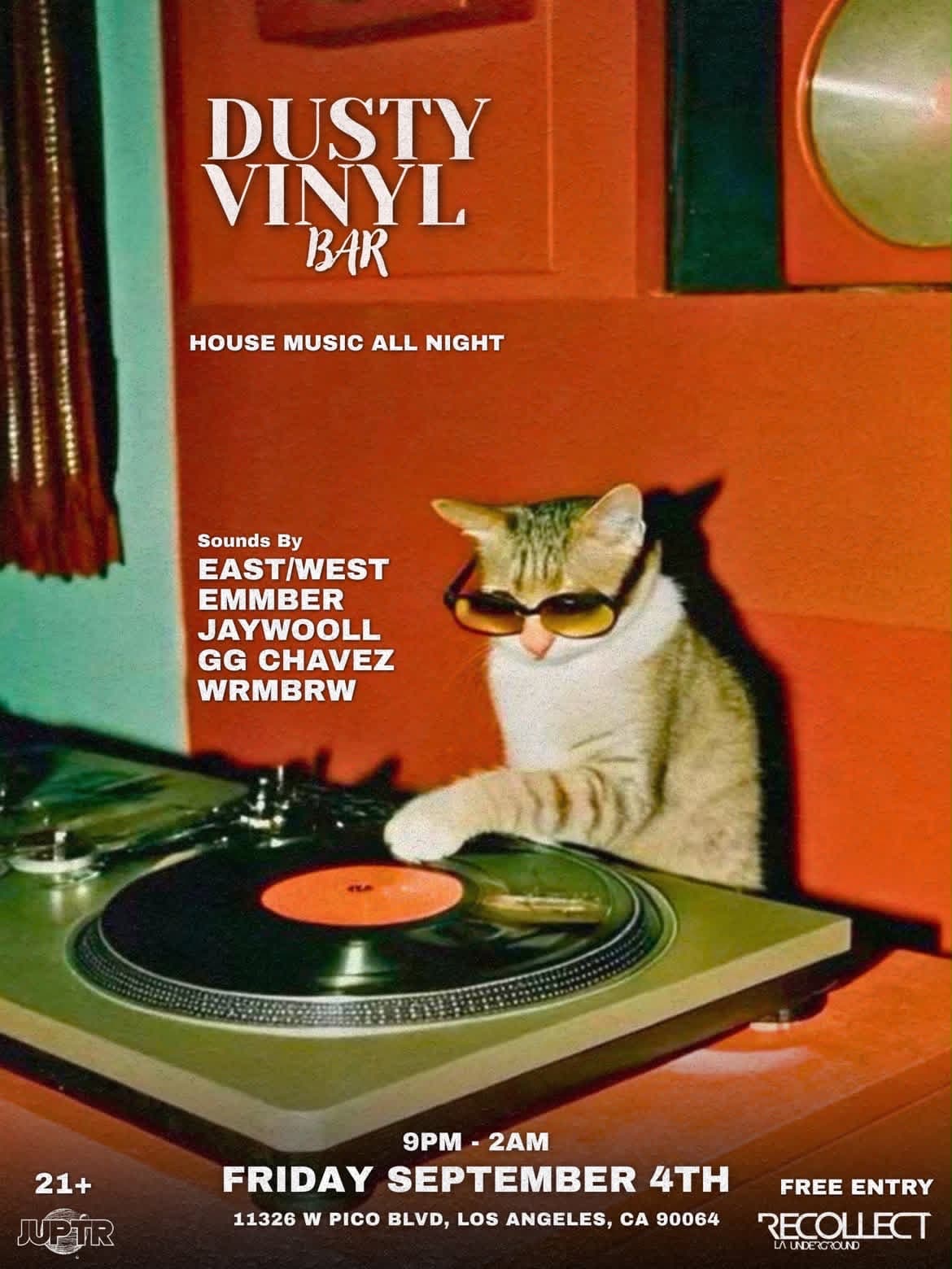 JUPTR X RECOLLECT UNDERGROUND AT Dusty Vinyl