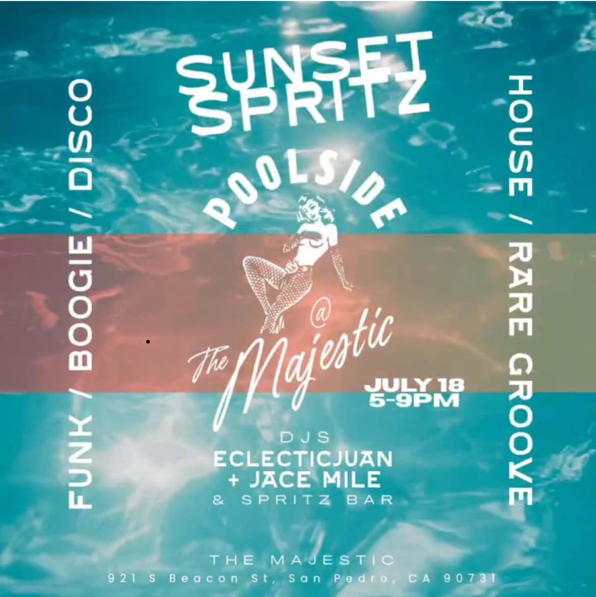 Sunset Spritz Poolside at The Majestic