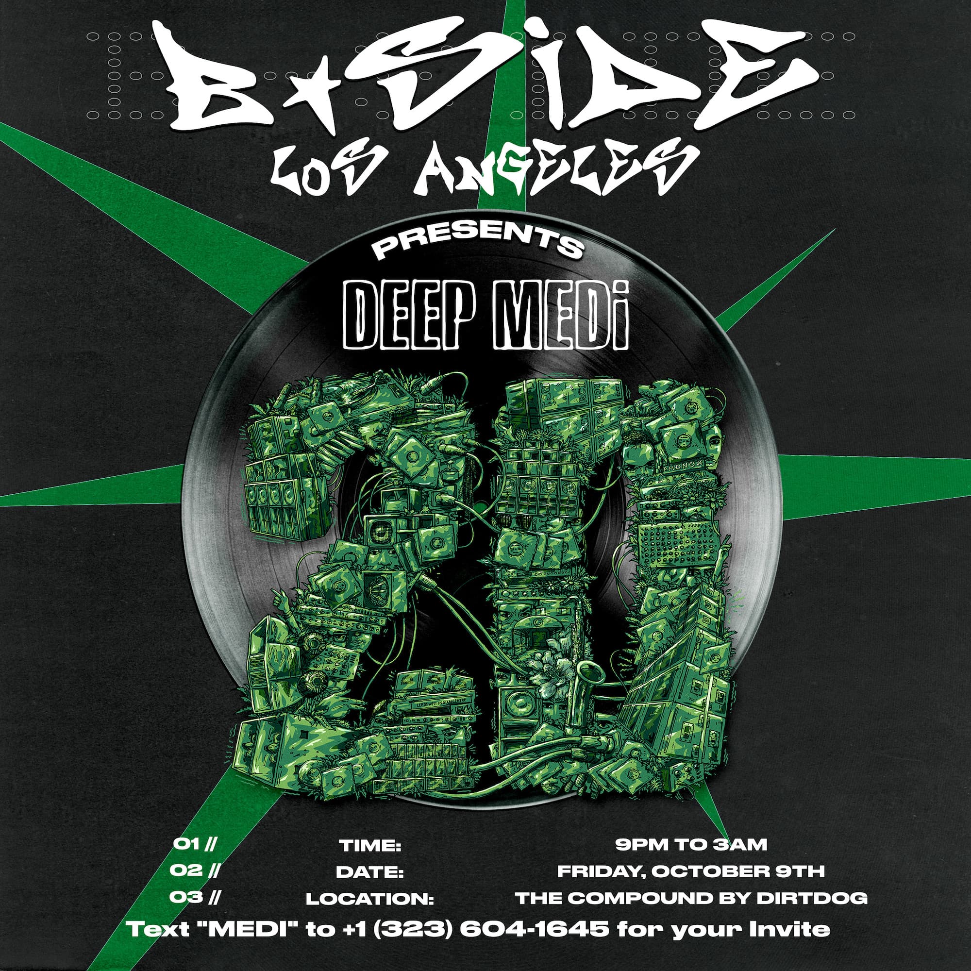B-Side Los Angeles presents: Deep Medi Musik 20 (label takeover)