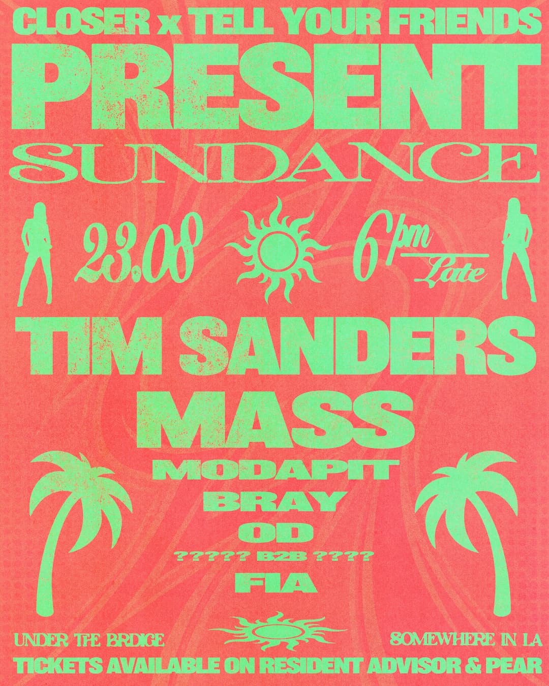 CLOSER x TYF present SUNDANCE with Tim Sanders & Mass